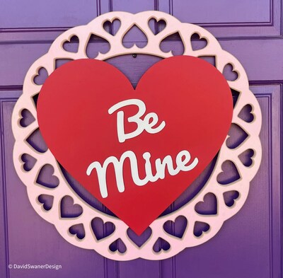 Charming Hearts "Be Mine" Valentine's Wreath - image1